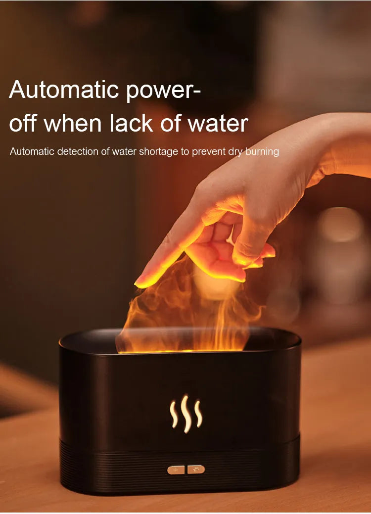 Flame Air Aroma Diffuser Humidifier-Colors