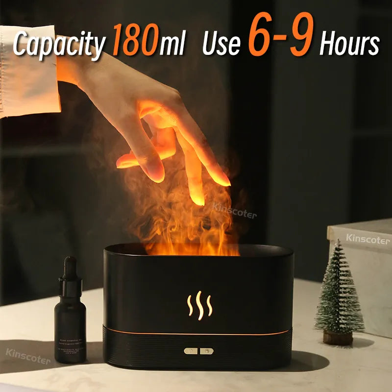 Flame Air Aroma Diffuser Humidifier-Colors