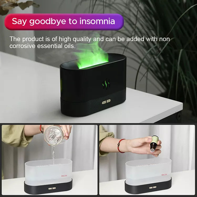 Flame Air Aroma Diffuser Humidifier-Colors