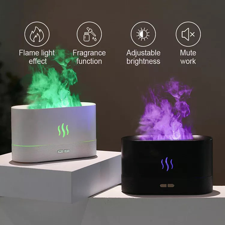 Flame Air Aroma Diffuser Humidifier-Colors