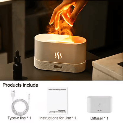 Flame Air Aroma Diffuser Humidifier-Colors
