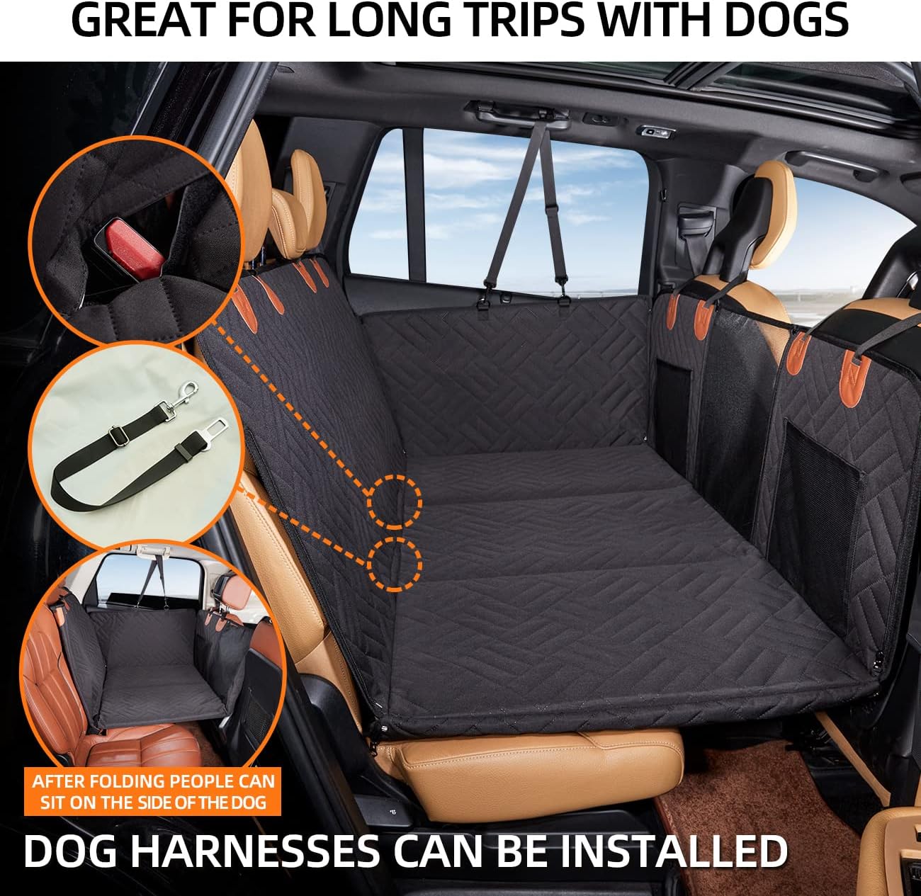 Hard-Bottom Dog Car Seat Extender