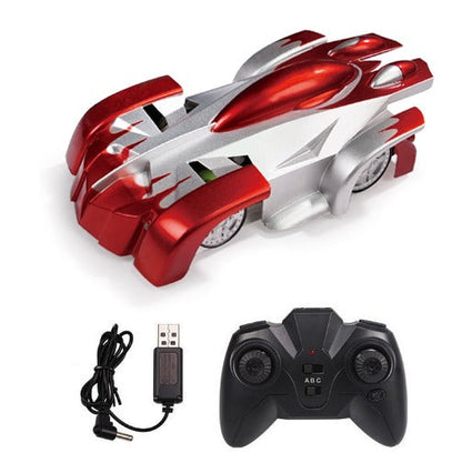 ZeroGravity Zoomer™ Wall-Climbing RC Car – LED Stunts & Rechargeable