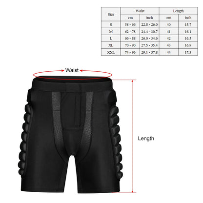 H2T IMPACT PRO ARMOR™ - Impact Protection Shorts for Snowboarding and Skiing