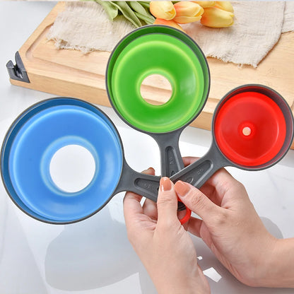 EasyFill Magic Collapsible Funnel Set (3 pack) Silicone